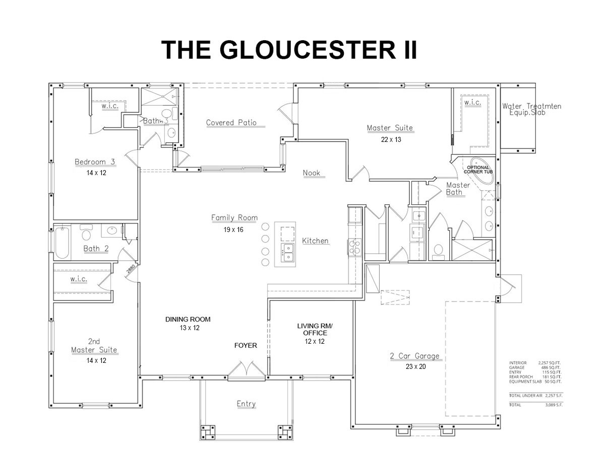 Gloucester II Floor Plan